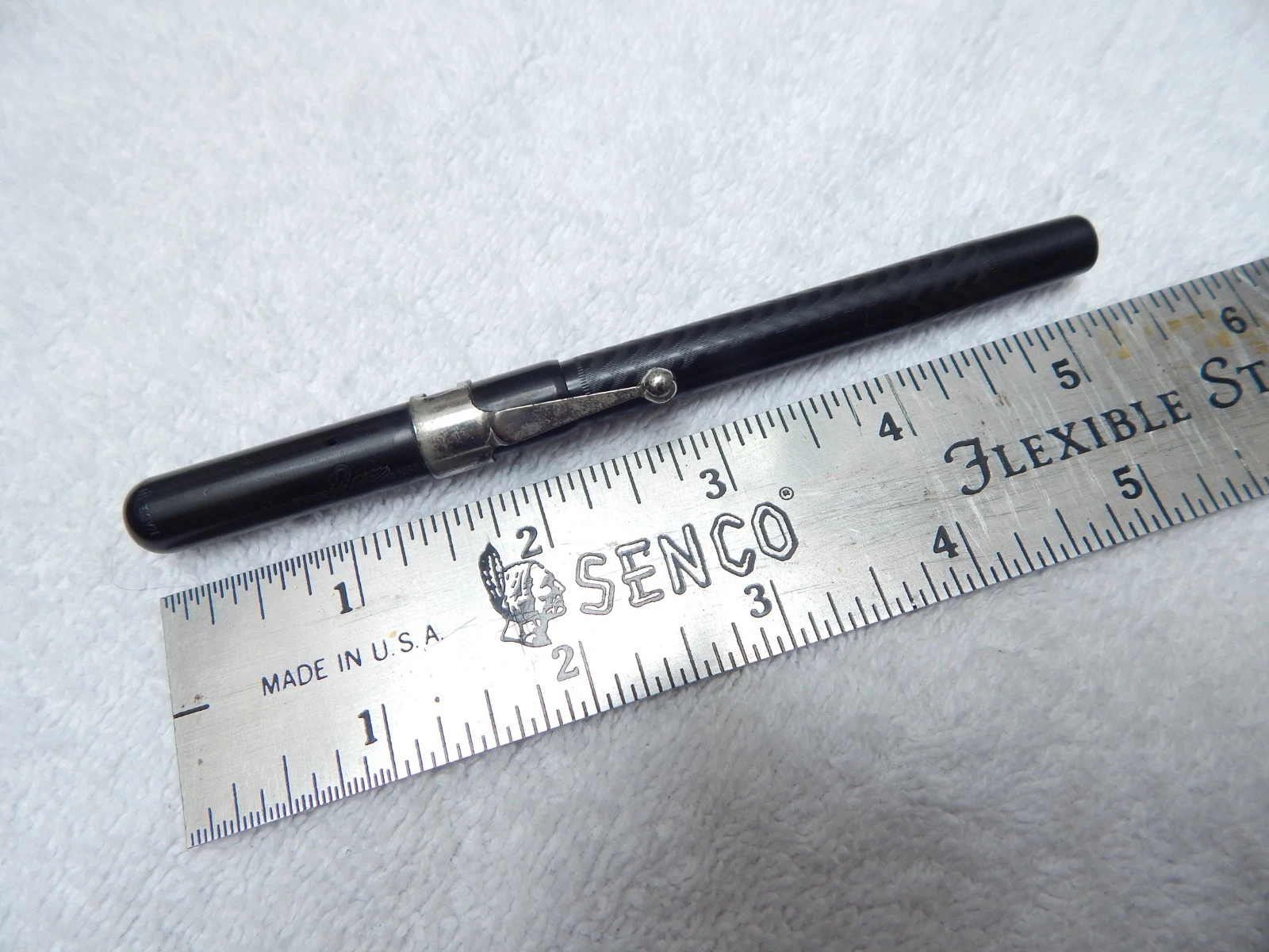 LOT# 108E. VTG MABIE TODD SWAN 1500 EYEDROPPER FOUNTAIN PEN. STUB NIB. image 13