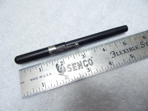 LOT# 108E. VTG MABIE TODD SWAN 1500 EYEDROPPER FOUNTAIN PEN. STUB NIB. image 13