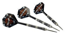 Harley-Davidson 3 Pack T-C 88 Steel Tip 25 gr. Darts, Black PVD Coating