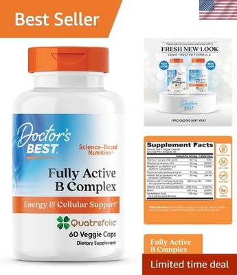 Doctors Best Fully Active B Complex -  Energy Support & Cellular Health