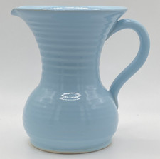 Vintage Lovatts Langley Ware (pre-Denby) stoneware, pale blue Art Deco style Jug