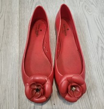 Kate Spade New York Women's Red Flats Size 9