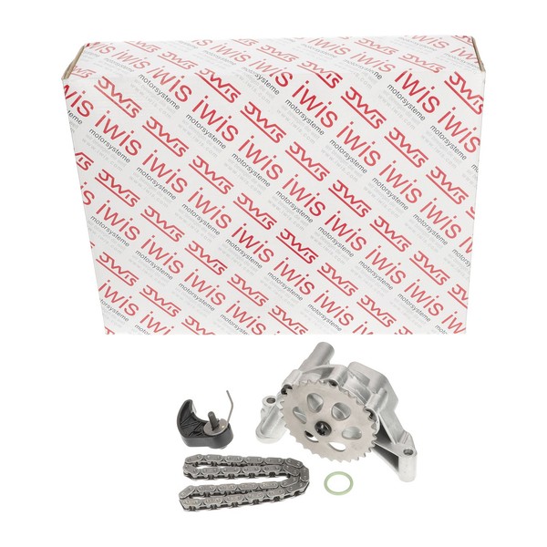 Iwis ÖLpumpe + Steuerkettensatz FüR VW Golf 4 5 6 Passat Polo Touran T5 1.6-2.0-image