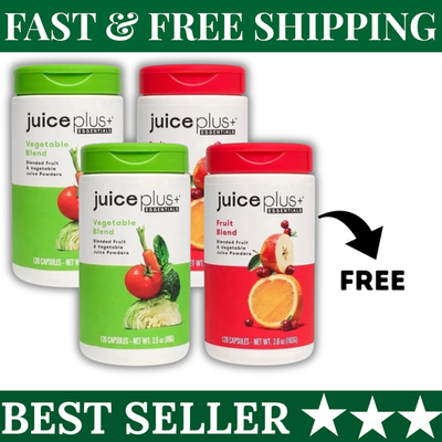 #ad #ad SALE Juice Plus ESSENTIALS 2 Fruit Blend amp; 2 Vegetable Blend 4 Bottles $49.99