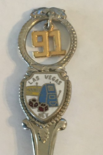 91 Las Vegas Nevada Vintage Souvenir Spoon Collectible - Bild 1 von 4