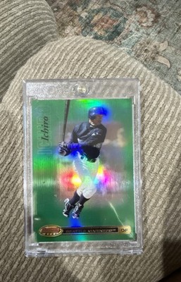 Ichiro Suzuki Green Refractor /249 Color Match  2007 Bowman's Best - #4-Mariners