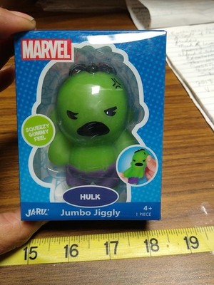 NIP Marvel Hulk Jumbo Jiggly By Ja-Ru Squeezy Gummy Sensory Stress Toy