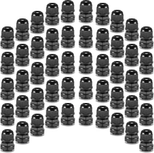50Pcs 1/2 NPT Waterproof Cable Glands IP68 Nylon Cord Grip Wire Strain Relief