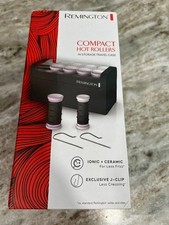 Remington Compact Ceramic Worldwide Voltage Travel Hair Setter Roller Set NEW