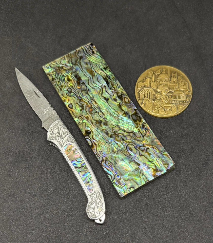 Карманный нож ручной работы York Vivant из дамасской стали CBIT-535 - Изображение 2 из 4