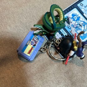 Dragon Ball Z Cassette with Figure, Triple Keyholder, FAMICOM, Bundle