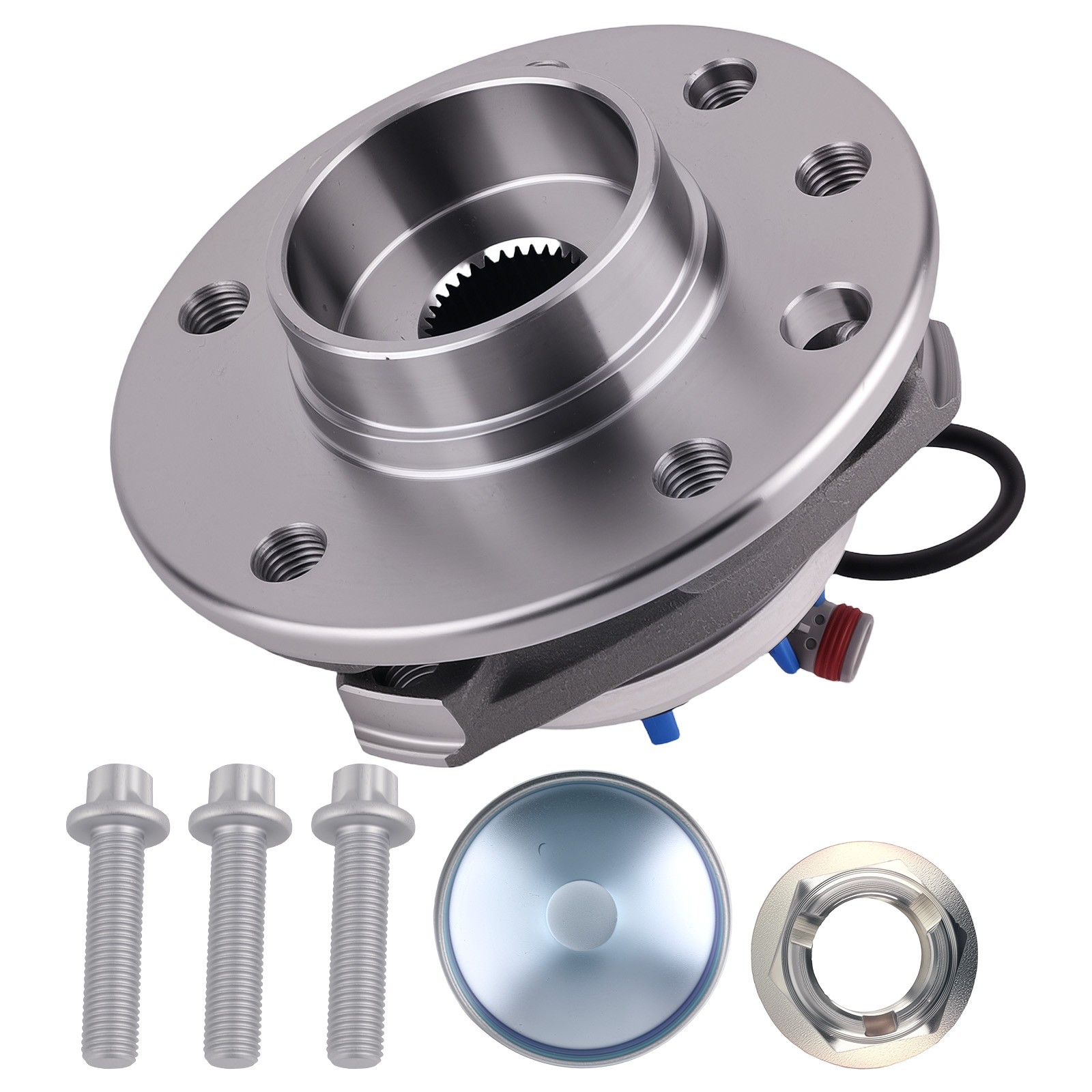 Front Wheel Bearing Hub Kit For Vauxhall Opel Astra H Zafira B 93178652
