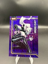 IRON CAT #127 Purple Sapphire 64/75 2026 Topps Chrome Marvel Mega 🔥🔥🔥
