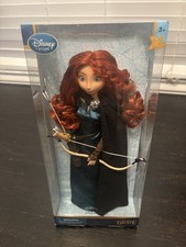 Disney Store Princess Pixar Brave Merida Doll with Bow  Arrow