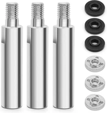 Angle Grinder Extension Shaft Connecting Rod, M10 Thread Hole 80Mm Extension Sha