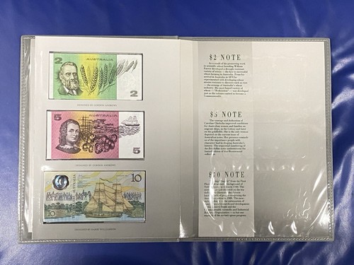 1988 Australia Bicentenial Coin & Banknote Collection in Presentation Folder - Picture 4 of 5