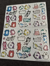 Jot Holographic Cat Sticker Sheet Laser Kitten Kitty Stickers Crafter’s Square