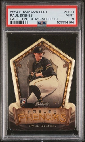 2024 Bowman’s Best Paul Skenes Fabled Phenoms Superfractor 1/1 RC #FP-21 PSA 9