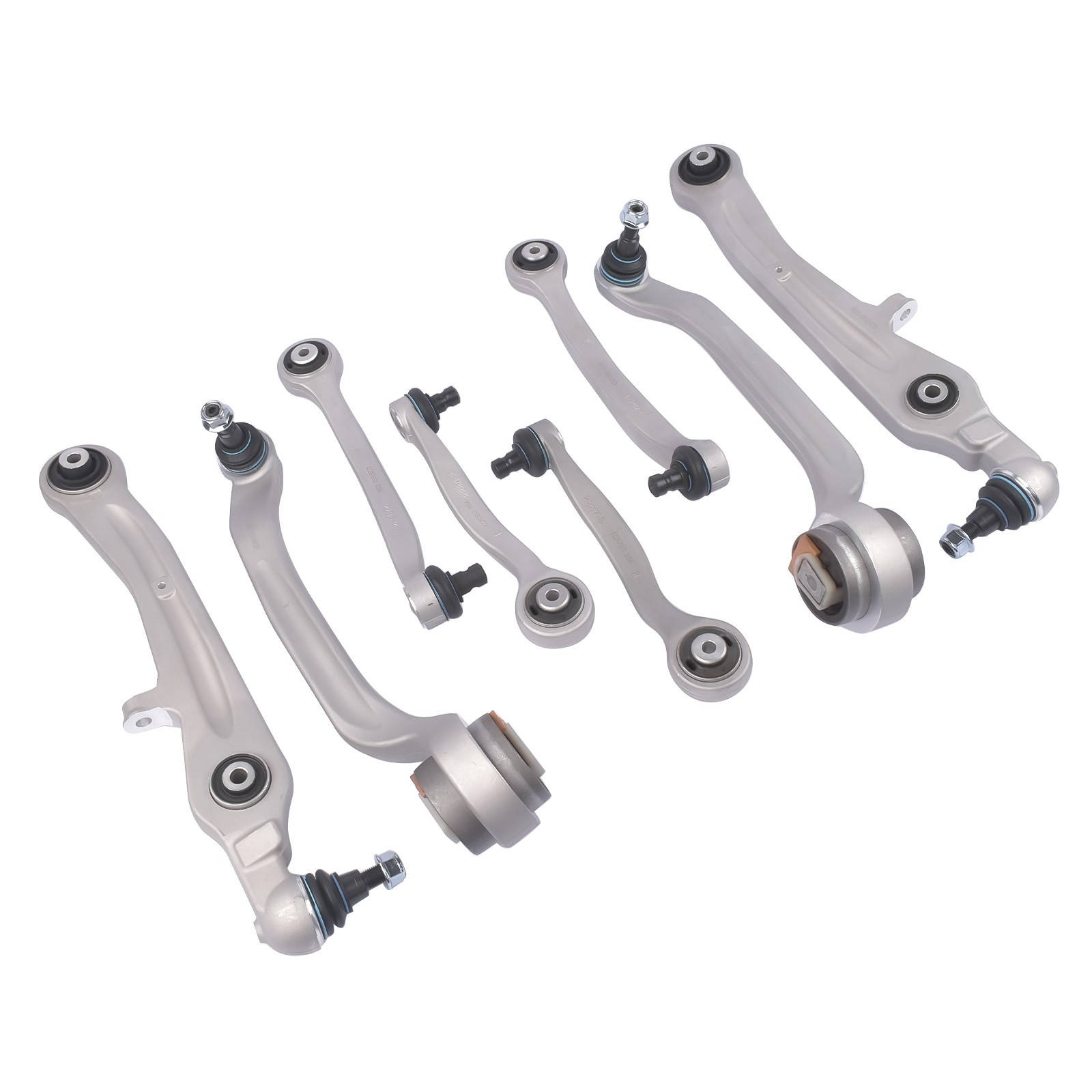 8X Front Upper & Lower Control Arms for Bentley Continental Gt Gtc & Flying Spur