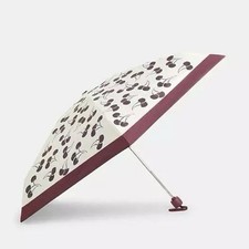 New COACH UV Protection Mini Umbrella With Cherry Print CDF36 78