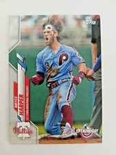 2020 Topps Opening Day - Bryce Harper #188 Blue Throwback Jersey