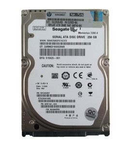 250GB SATA 2,5" 9,5mm 7200RPM 3Gb/s HDD - 608746-001