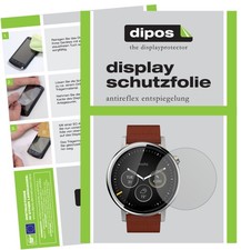 2x Protective Film for Motorola Moto 360 2019 Screen Protector