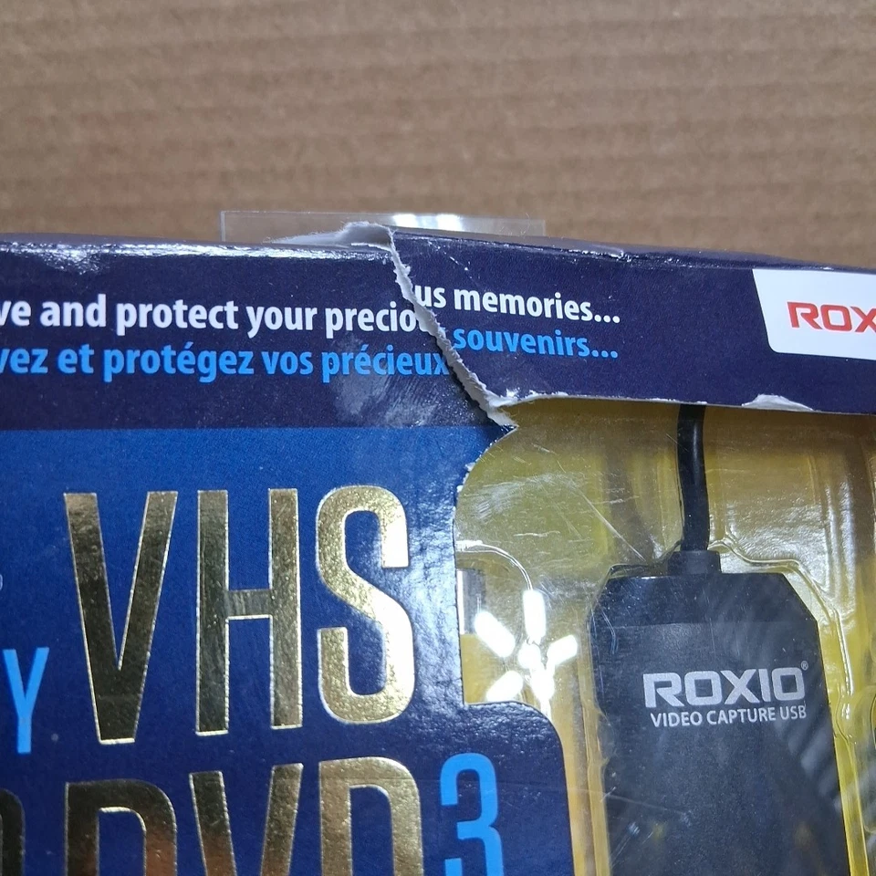 Roxio Easy VHS to DVD 3 Plus Converter New Sealed Damaged Box - Image 4 of 4