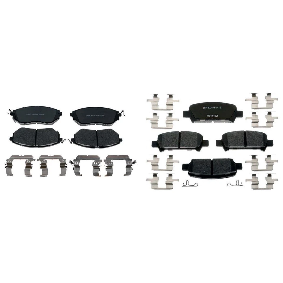 Pastillas de freno delanteras traseras R-Line de cerámica para Subaru Legacy 2009 2008 2007 2006 2005 Foto 4 de 4