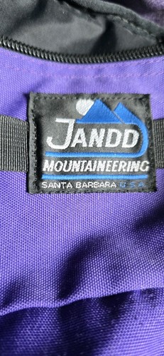 BOLSO RIÑONERA VINTAGE JANDD MONTAÑISMO SANTA BARBARA GRANDE CINTURA PÚRPURA - Imagen 7 de 8