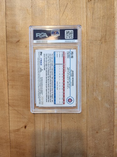 2024 Topps Pro Debut Jaxon Wiggins Auto #PD-90 PSA 9 MINT POP 2 - Bild 2 von 2