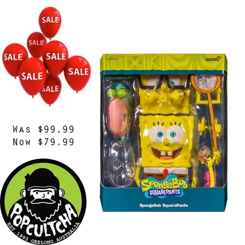 SpongeBob SquarePants - SpongeBob SquarePants Ultimates! 7” Scale Action Figure