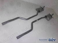 Auspuffset Mitteltopf Links+Rechts für Ford Capri 2.0+2.3+2.8+3.0 V6 1973-1985