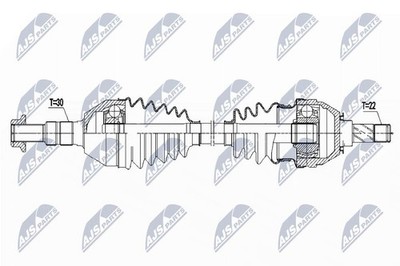 Original NTY Antriebswelle NPW-PL-081 für Fiat Opel