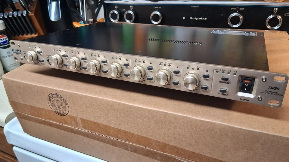 ALTO ESOTAR MP8D (PREAMPLIFICADOR MICRÓFONO 8 CANALES CON SALIDAS DIGITALES) Foto 2 de 4