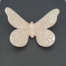 Vintage Westmoreland Handmade Carnival Glass Iridesent Butterfly