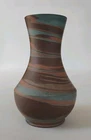NILOAK ARTS & CRAFTS MISSION SWIRL ART POTTERY 6" VASE