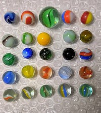 Vintage Marbles Mixed Lot of 25  45 