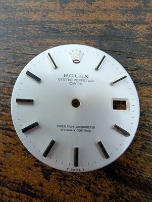 ROLEX OYSTER PERPETUAL DATE 1501 SILVER STICK DIAL - GREAT CONDITION