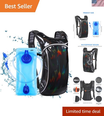 #ad Rave Hydration Pack Hydration Backpack with 2L Hydration Bladder Festival E... $62.74