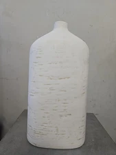 16" Distressed Ceramic Vase Natural Cream - Hearth & Hand with Magnolia