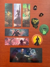 BRANDON SANDERSON Lot x11 SECRET PROJECTS Swag Cosmere PINS Stickers BOOKMARKS