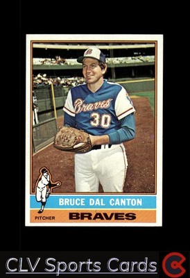 Atlanta Braves Bruce Dal Canton #486 Topps Baseball Near Mint or Better