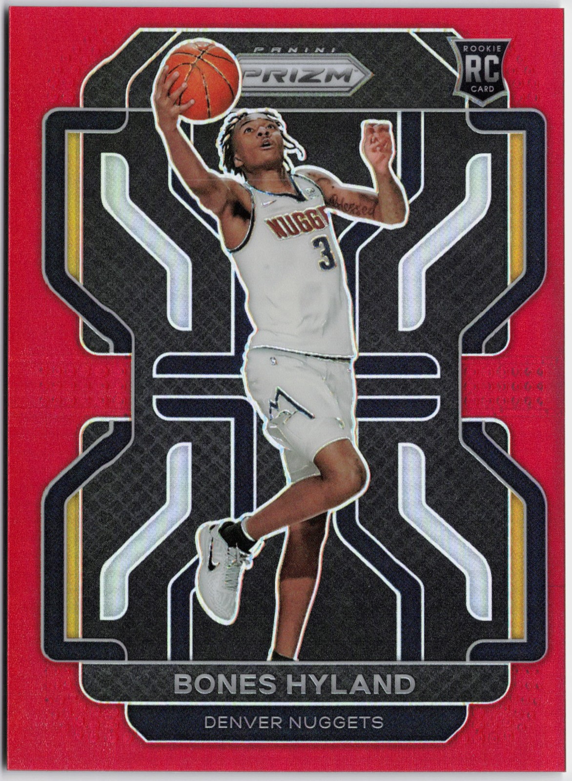 2021-22 Panini Prizm #302 Bones Hyland Red #/299 RC Rookie