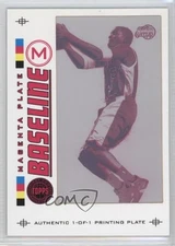 2005-06 First Row Baseline Printing Plate Magenta Framed 1/1 Cuttino Mobley e3t