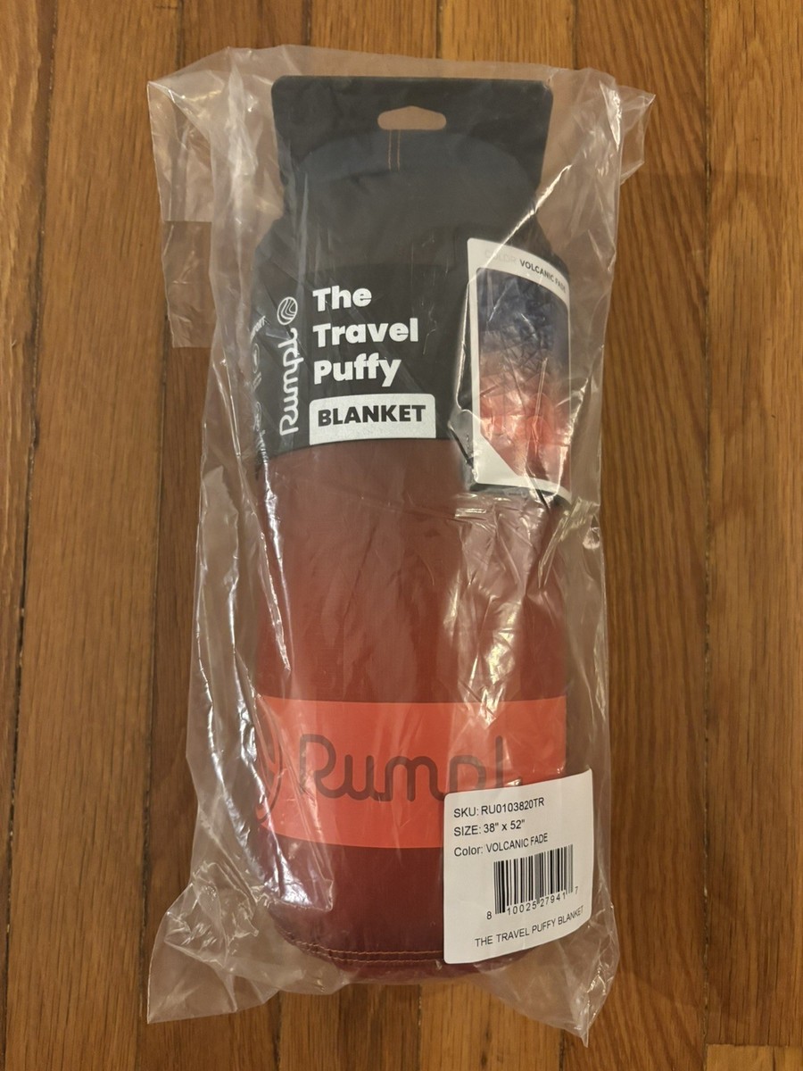 Rumpl Nanoloft Travel Puffy Blanket Outdoor, Camping, Volcanic