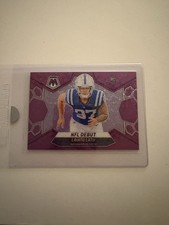Panini 2024 Mosaic Laiatu Latu #290 Colts NFL Debut No Huddle Purple /50 RC