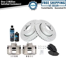 Front Brake Pad & Rotor Kit Fits 2007-2010 Dodge 2008-2012 Jeep