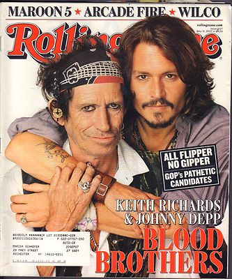 Rolling Stone May 31 2007 Keith Richards, Johnny Depp w/ML