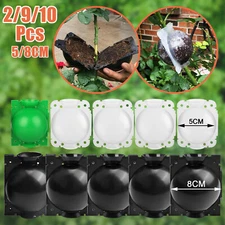 10PCS Plant Rooting Device High Pressure Propagation Ball Graft Boxes Grow 5/8CM